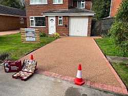 Resin bond driveway